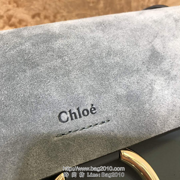 Chloe克洛伊 海外原單 Faye bag 牛皮拼麂皮 單肩斜挎包  ypk1156